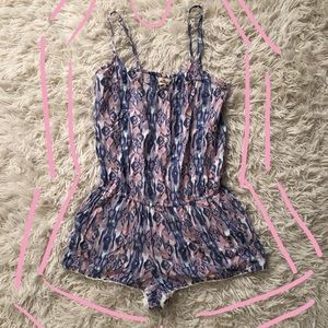 Pink and Purple Romper